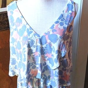 GORGEOUS Vibrant Floral Sleeveless Dress